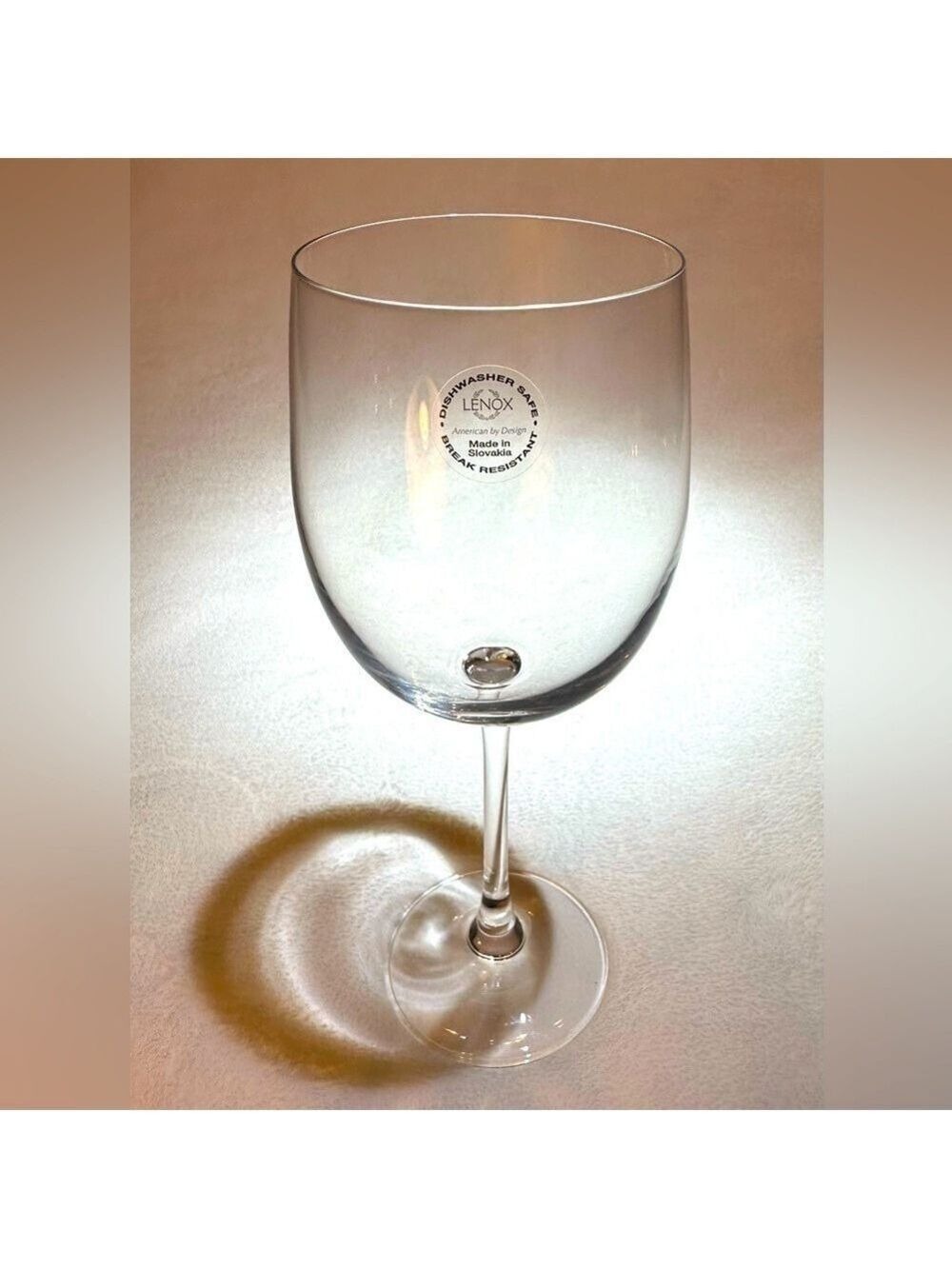 NEW LENOX TUSCANY CLASSICS GRAND BORDEAUX CRYSTAL ONE WINE GLASS OUT OF BOX